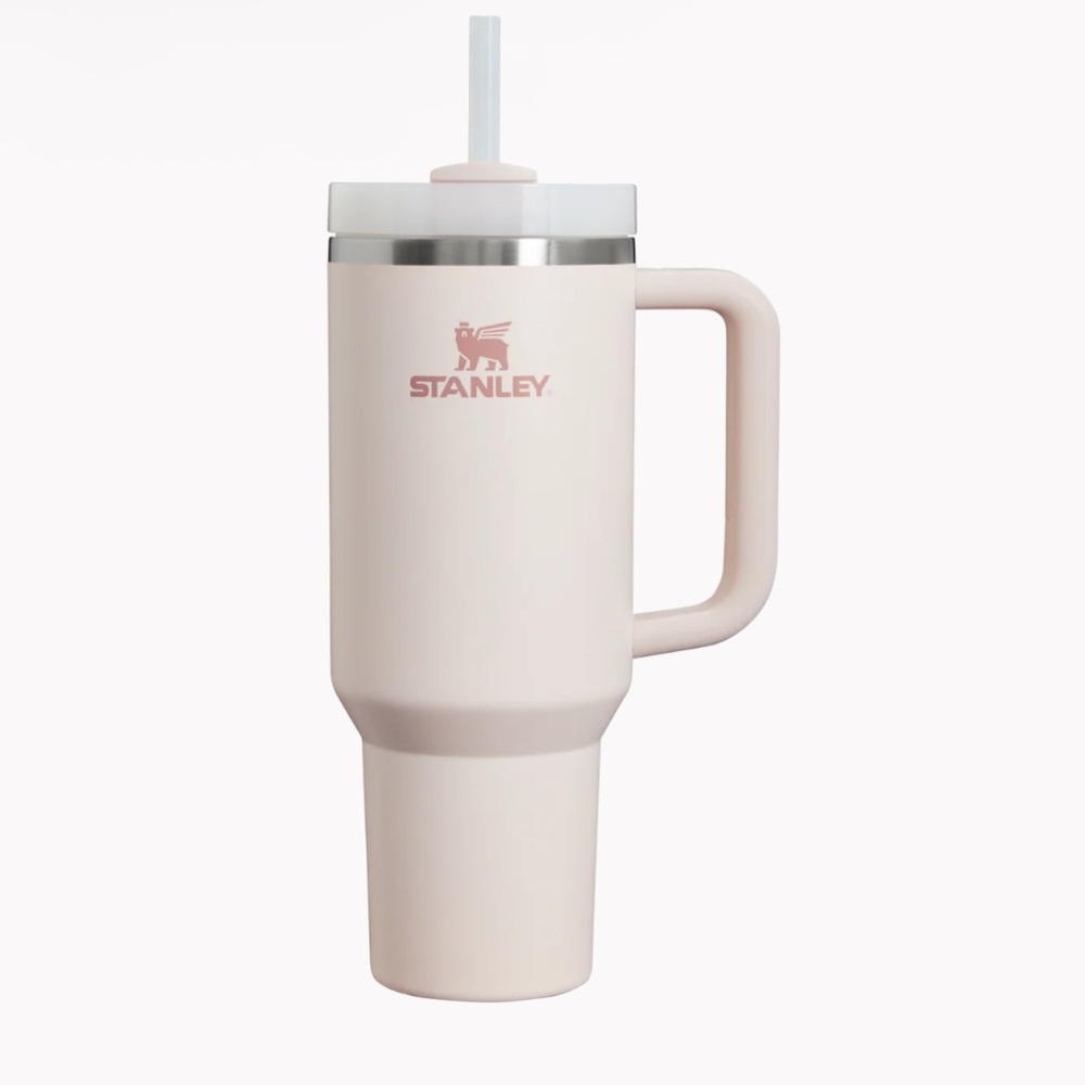 Stanley THE QUENCHER H2.0 FLOWSTATE™ TUMBLER 40oz Rose Quartz - Picture 1 of 9